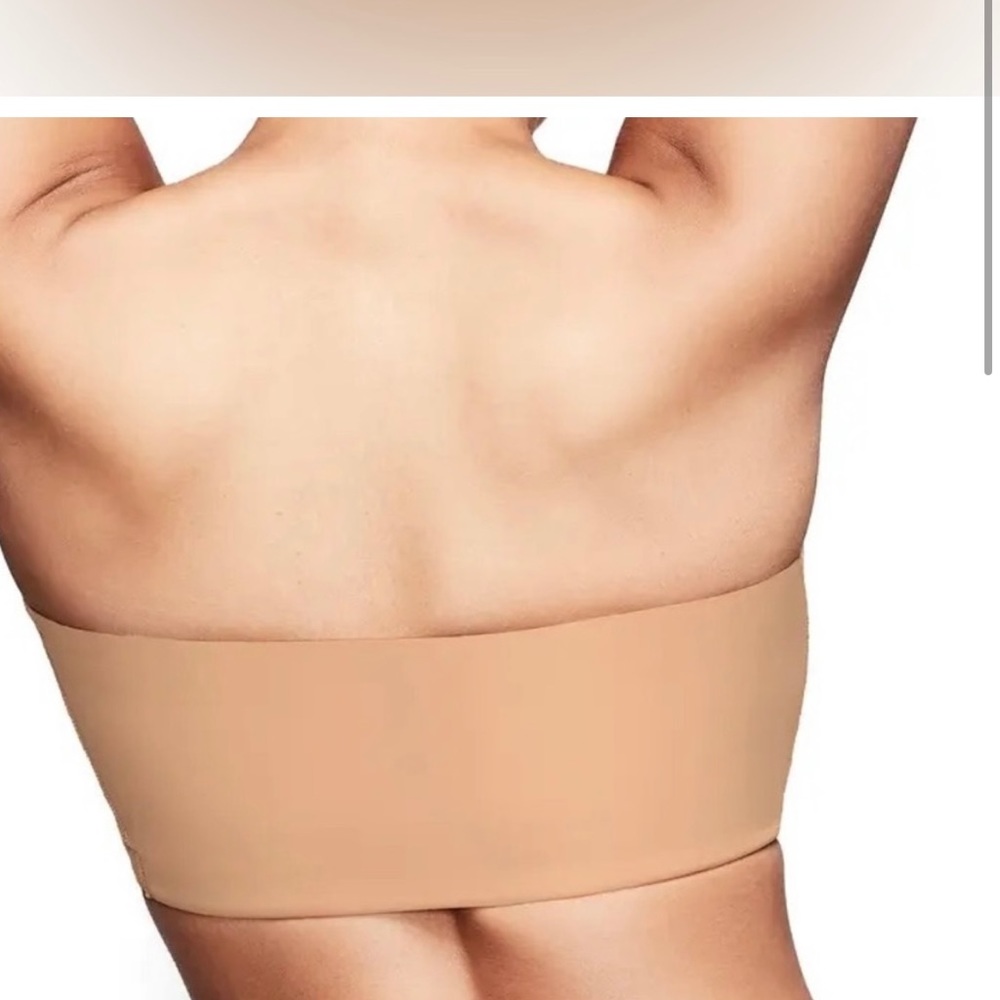 SKIMS Fits Everybody Bandeau Bralette size L color: Clay